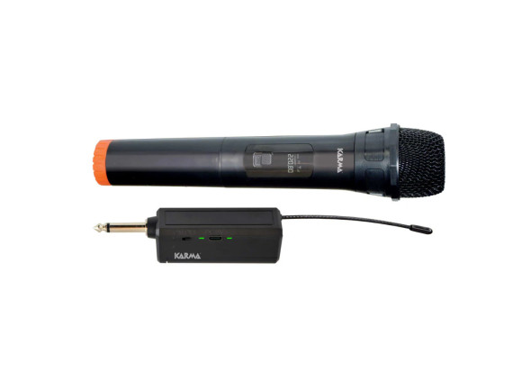Karma Microfone Mão s/ Fios + Receptor VHF Karma Microfone Mão s/ Fios + Receptor VHF